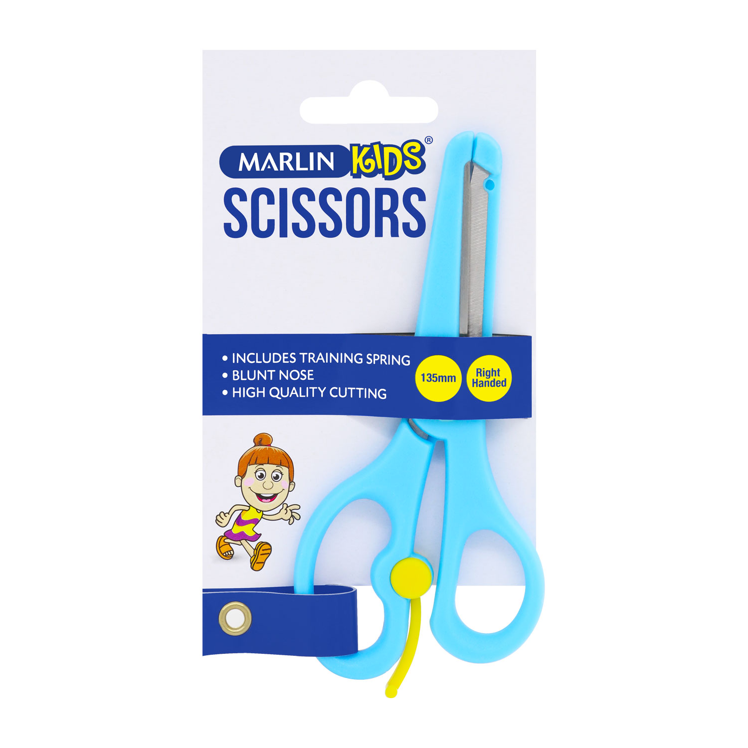 RIGHT Handed Childrens scissors with spring