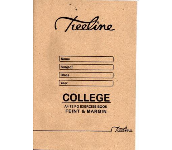 treeline-a4-72-pg-feint-margin-exercise-book-12-4606-00