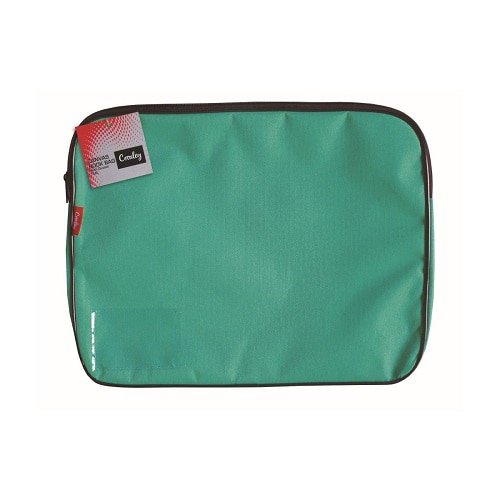 CROXLEY Canvas Gusset Teal Green Book Bag - BAG1625