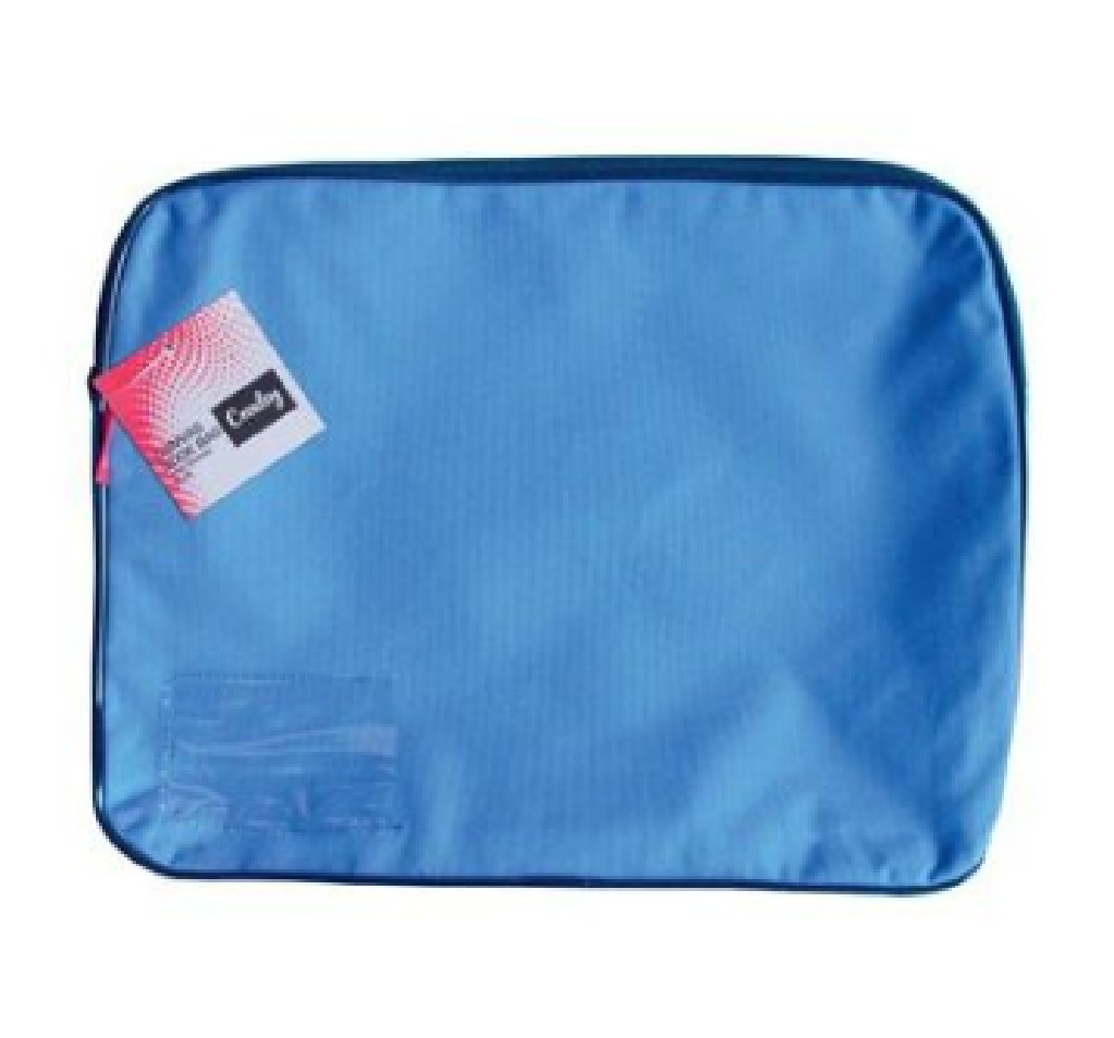 CROXLEY Canvas Gusset Blue Book Bag - BAG1604 - Stationery supplier ...