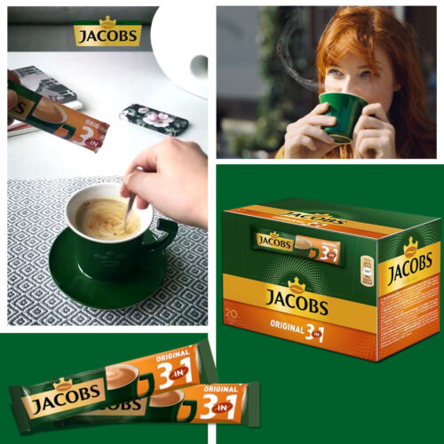 NESCAFE CLASSIC 3in1 INSTANT COFFEE - 20 STICKS - MILK SUGAR COFFE IN ONE  STICK