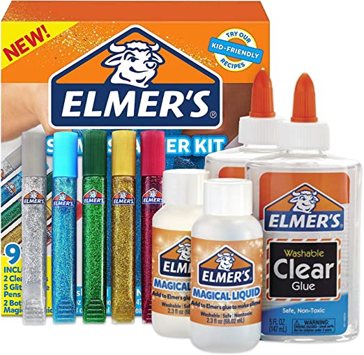 Elmer's Metallic Slime Activator, Magical Liquid Glue Slime Activator,  65g. B