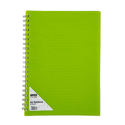 Meeco A4 Notebook With Creative Swirl Pattern Green – NBO-A4-G1 ...