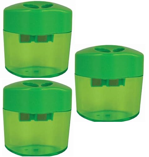 Treeline 2 Hole Barrel Sharpener Green - 56-0352-04 - Stationery ...