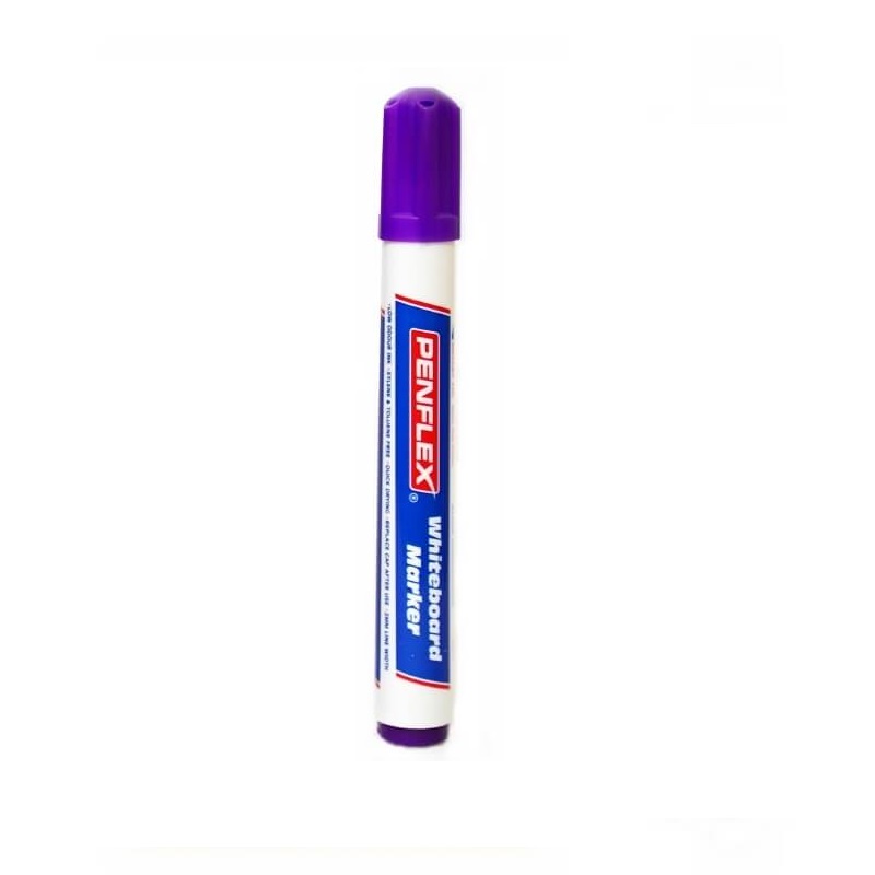 Penflex WB15 Whiteboard Markers 2mm Bullet Tip Violet Each – 36-1811-10 ...