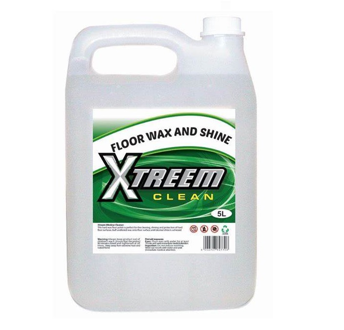 Xtreem Floor Clean, Wax And Shine 5Ltr – X4-0104-00 - Stationery supplier |  DM Office Solutions