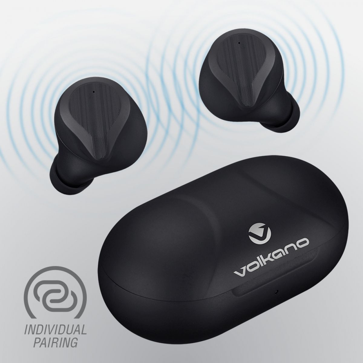 Volkano Scorpio Series True Wireless Earphones Black VK