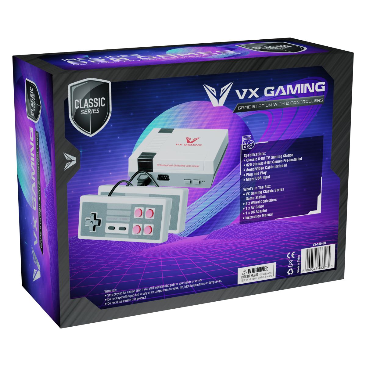 vx gaming classic series 620 games