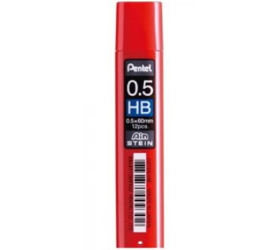 PENTEL Super Ain Stein HB Pencil Lead 0.5mm – 12pcs – C275-HB